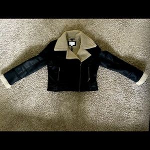 NEVER WORN FAUX SUEDE JACKET